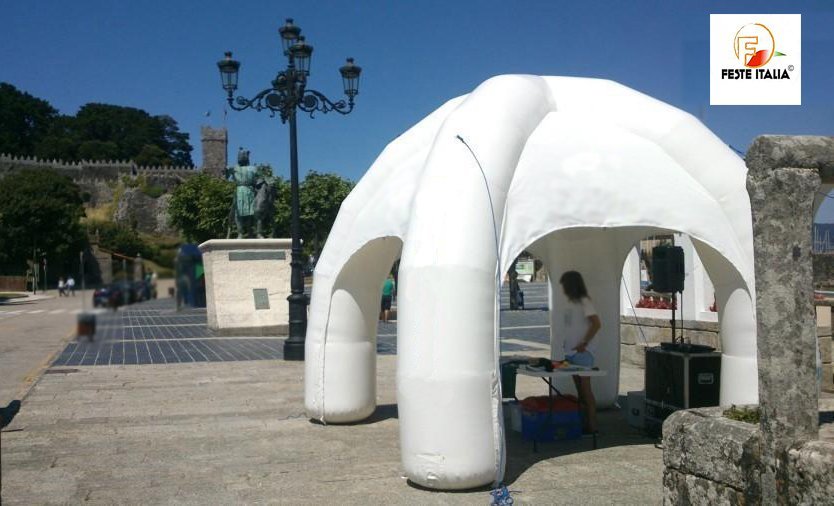 Gazebo spider bianco