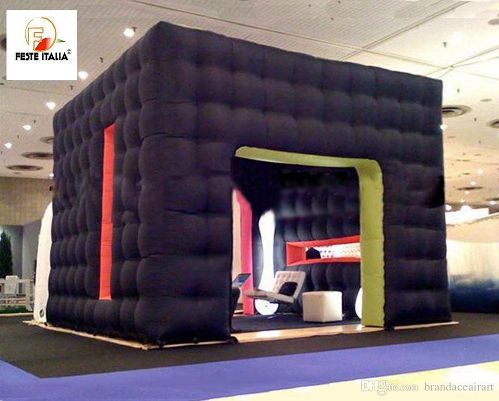 Gazebo cubo nero