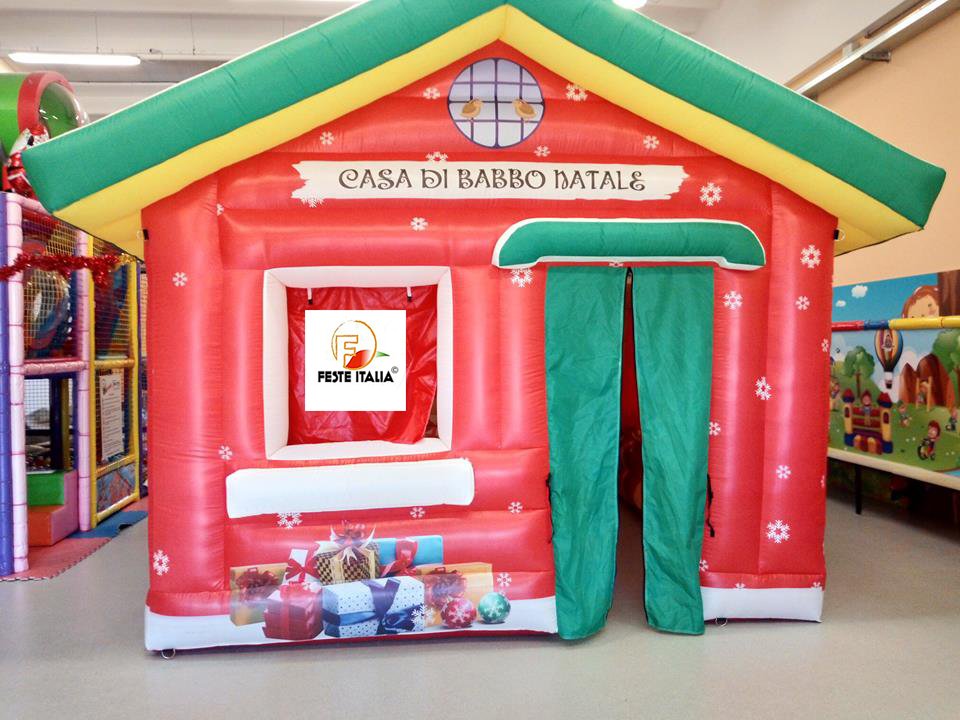 gonfiabile Casa Babbo Natale